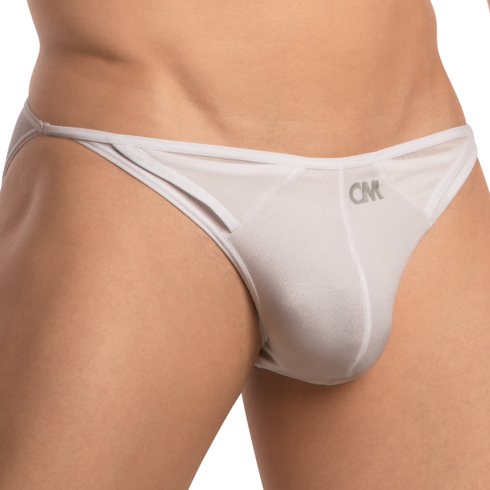 Cover Male CMI059 Mens Sexy Double Layer Pouch Bikini Underwear White