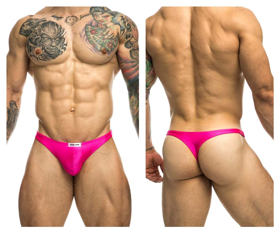 Justin+Simon Xsjbu02 Bulge Thongs Wine –  - Men's  Underwear and Swimwear