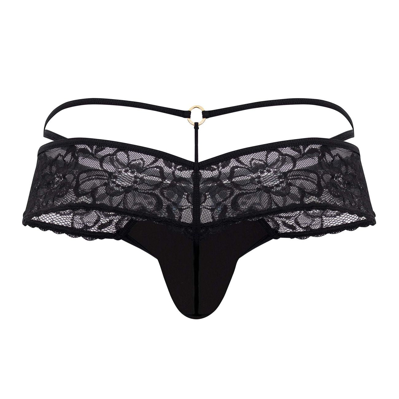 CandyMan 99647 Lace Thongs Black