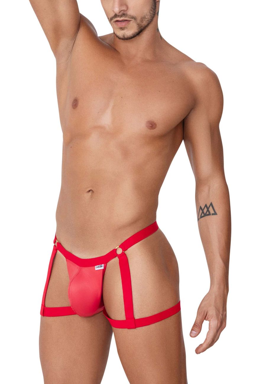 CandyMan 99749 Garter Jockstrap Red