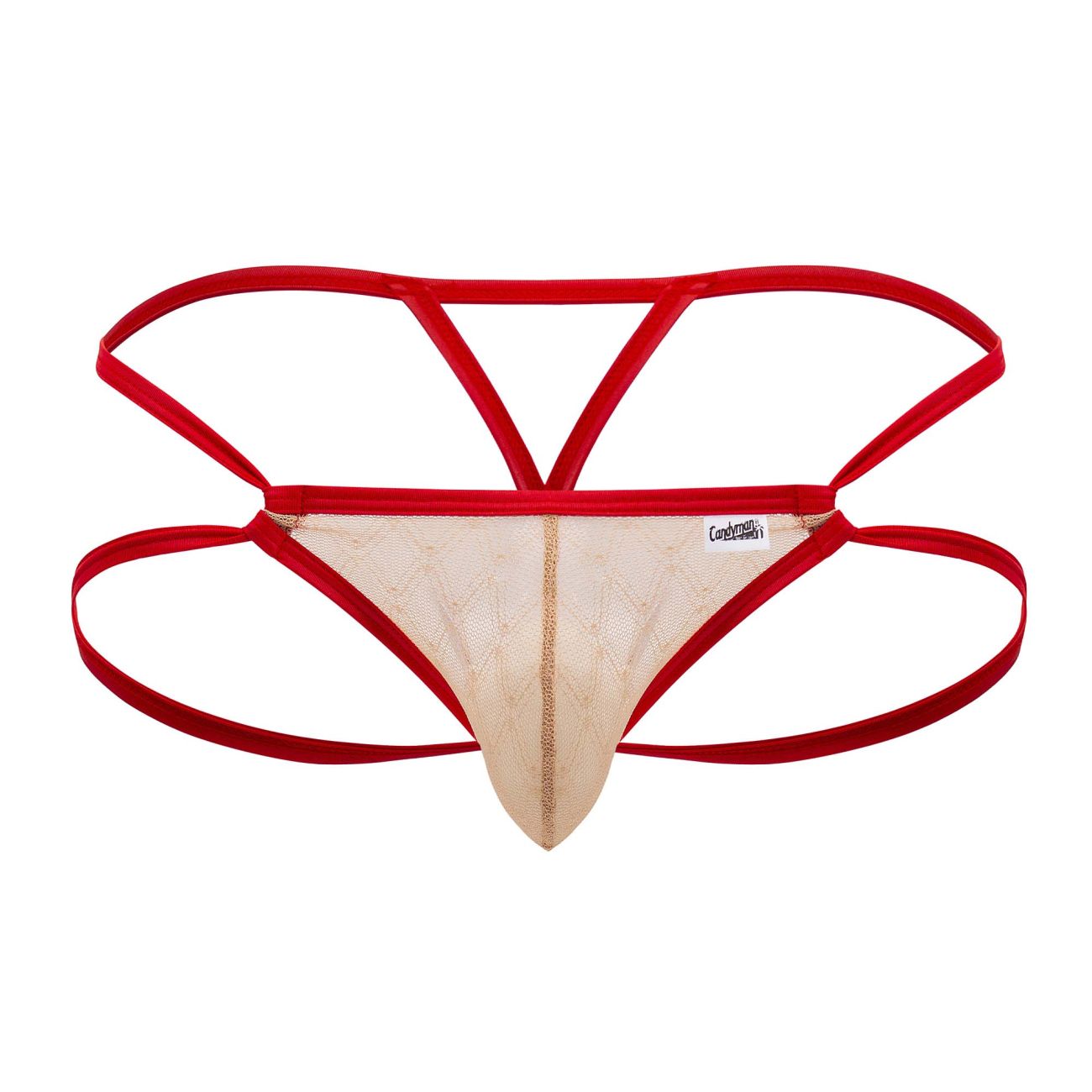 CandyMan 99762 Jock G-String Nude