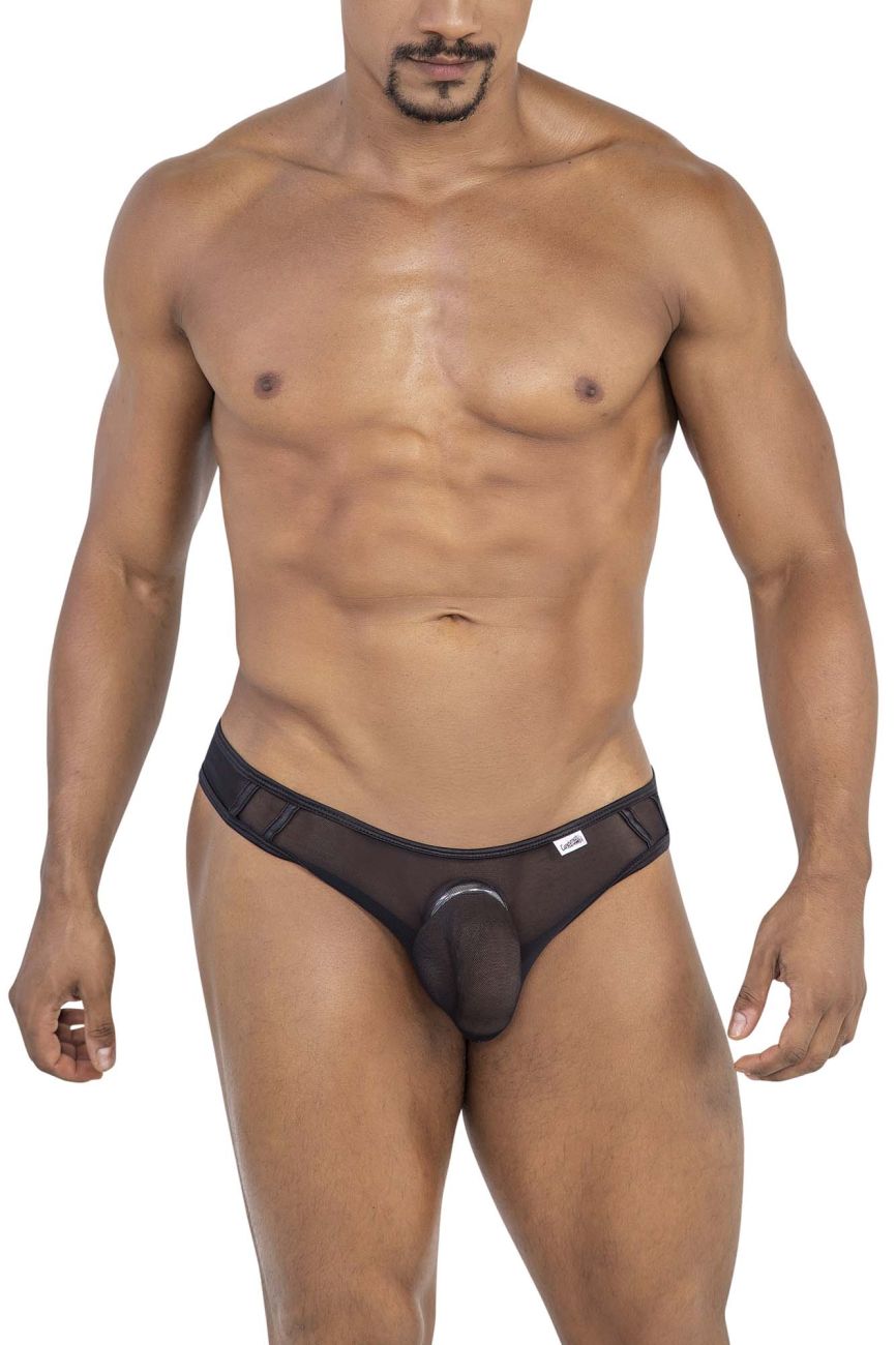 CandyMan 99767 Sports Mesh Thongs Black