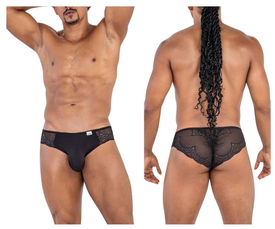 CandyMan 99769 Lace Briefs Black