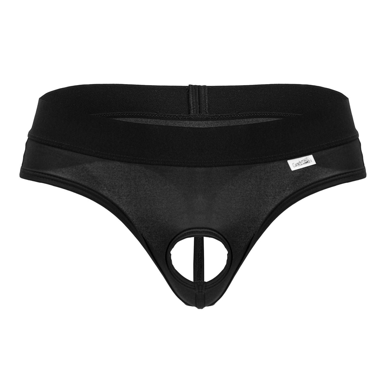 CandyMan 99781 Protuder Peek Hole Thongs Black