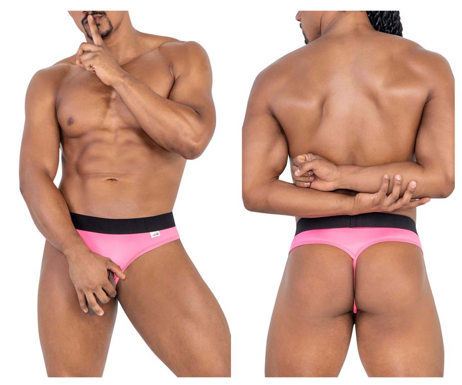 CandyMan 99781 Protuder Peek Hole Thongs Pink