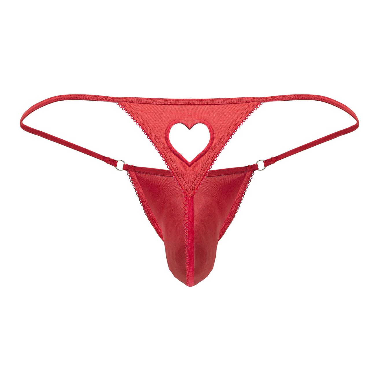 CandyMan 99789 Heart Thongs Red