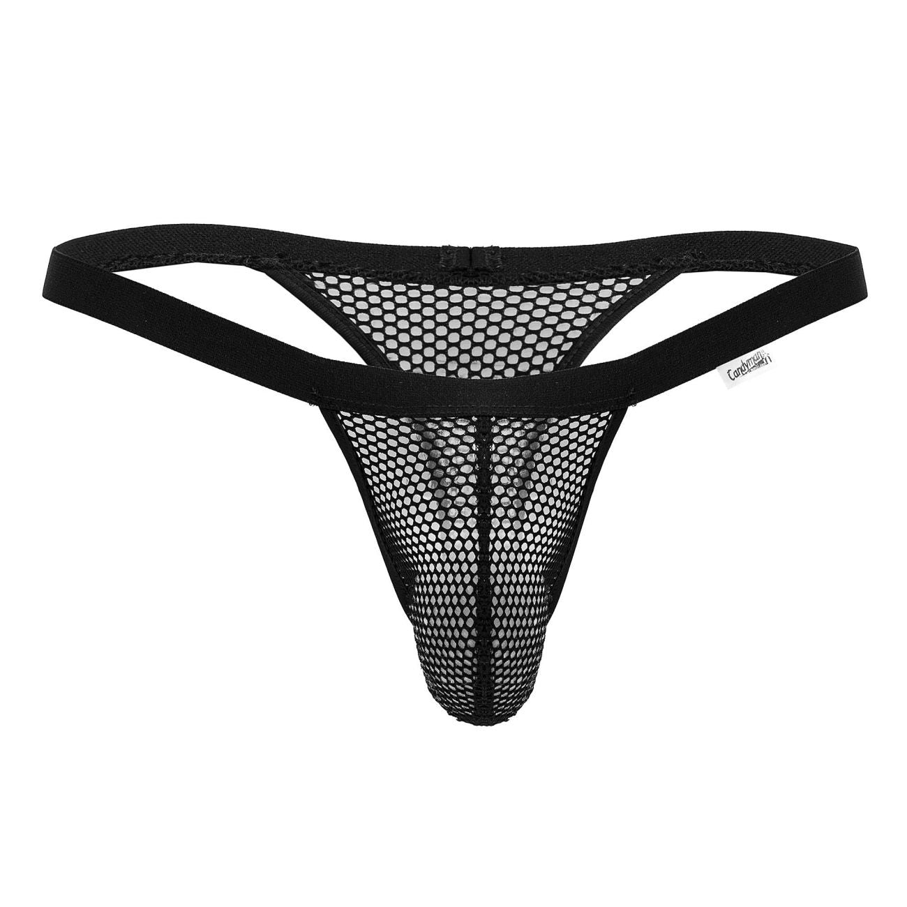 CandyMan 99801 Mesh Thongs Black