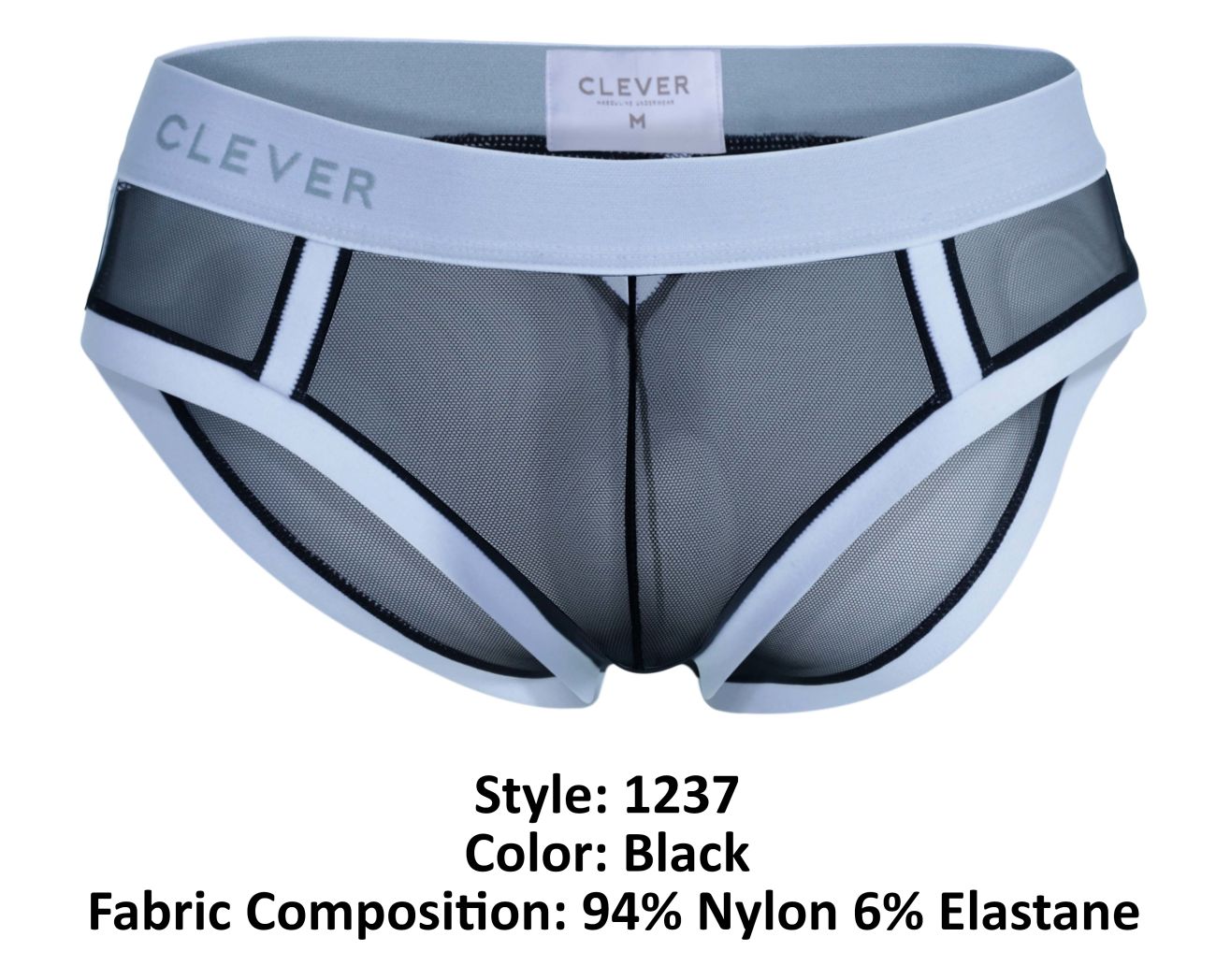 Clever 1237 Cult Briefs Black