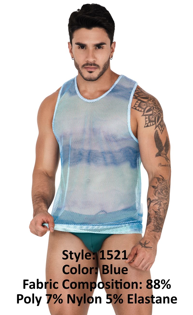 Clever 1521 Adriatic Tank Top Blue