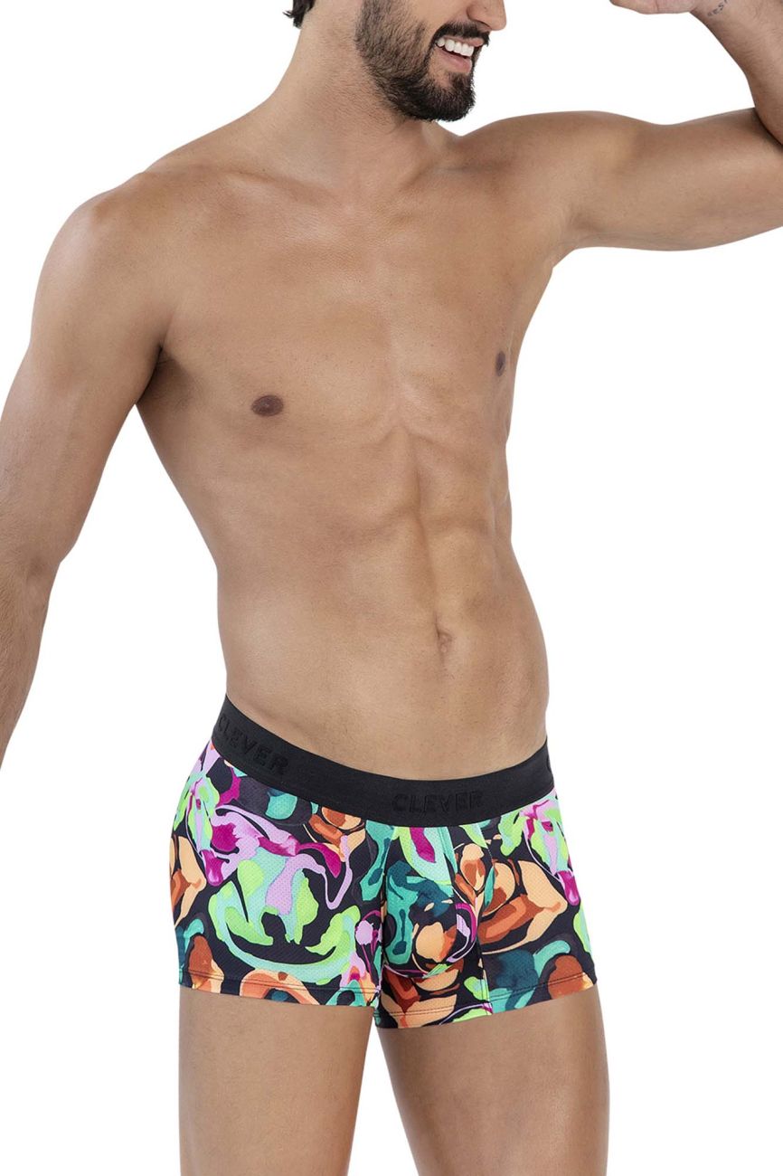 Clever 1642 Absolute Trunks Black Print