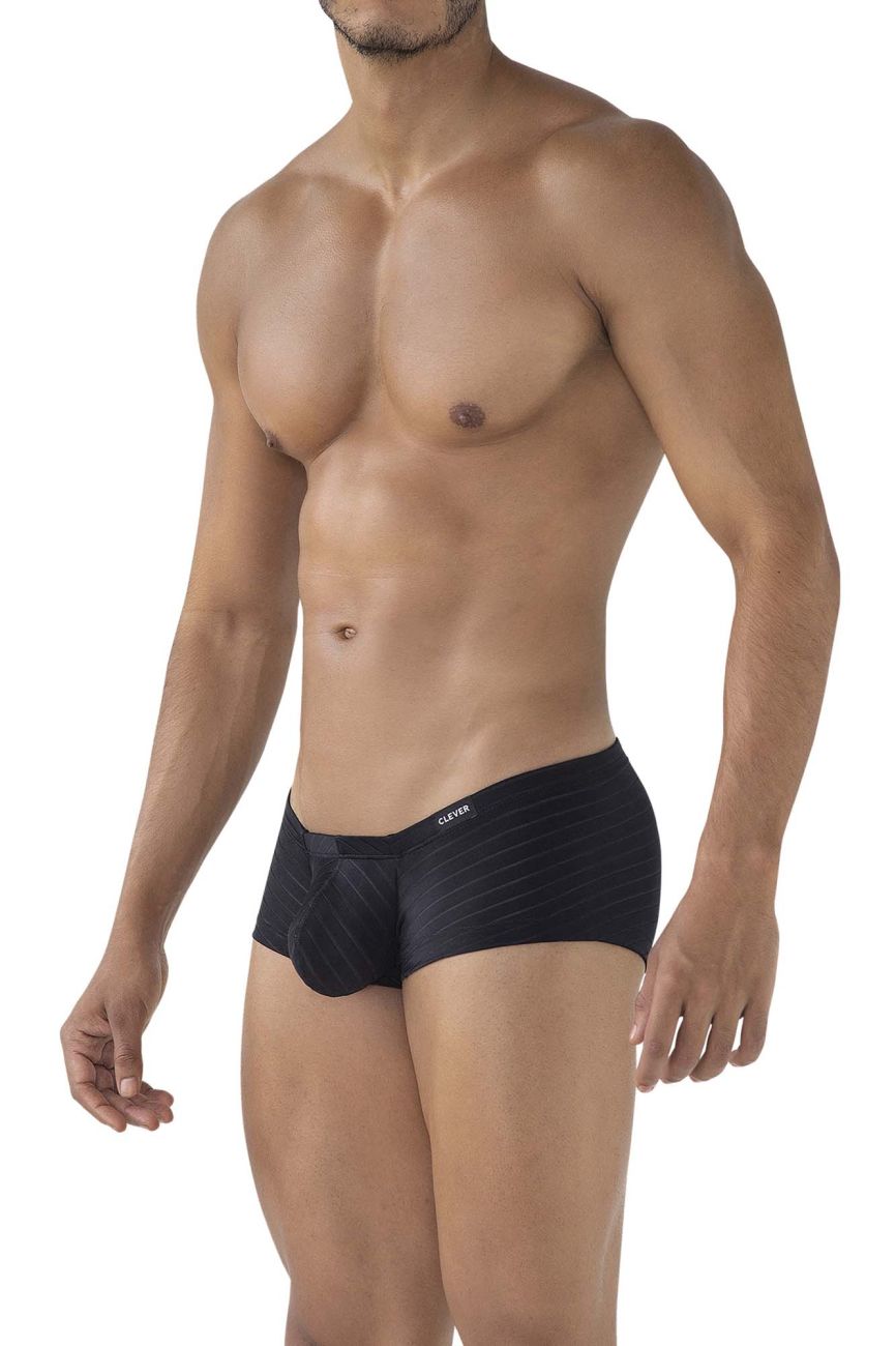 Clever 229938 3PK Australian Latin Trunks Black-Black-Black