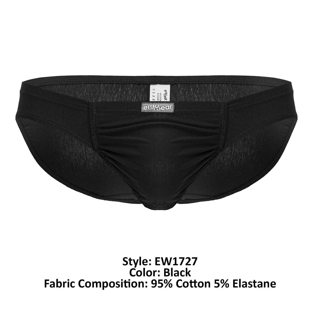 ErgoWear EW1727 FEEL GR8 Cotton Bikini Black