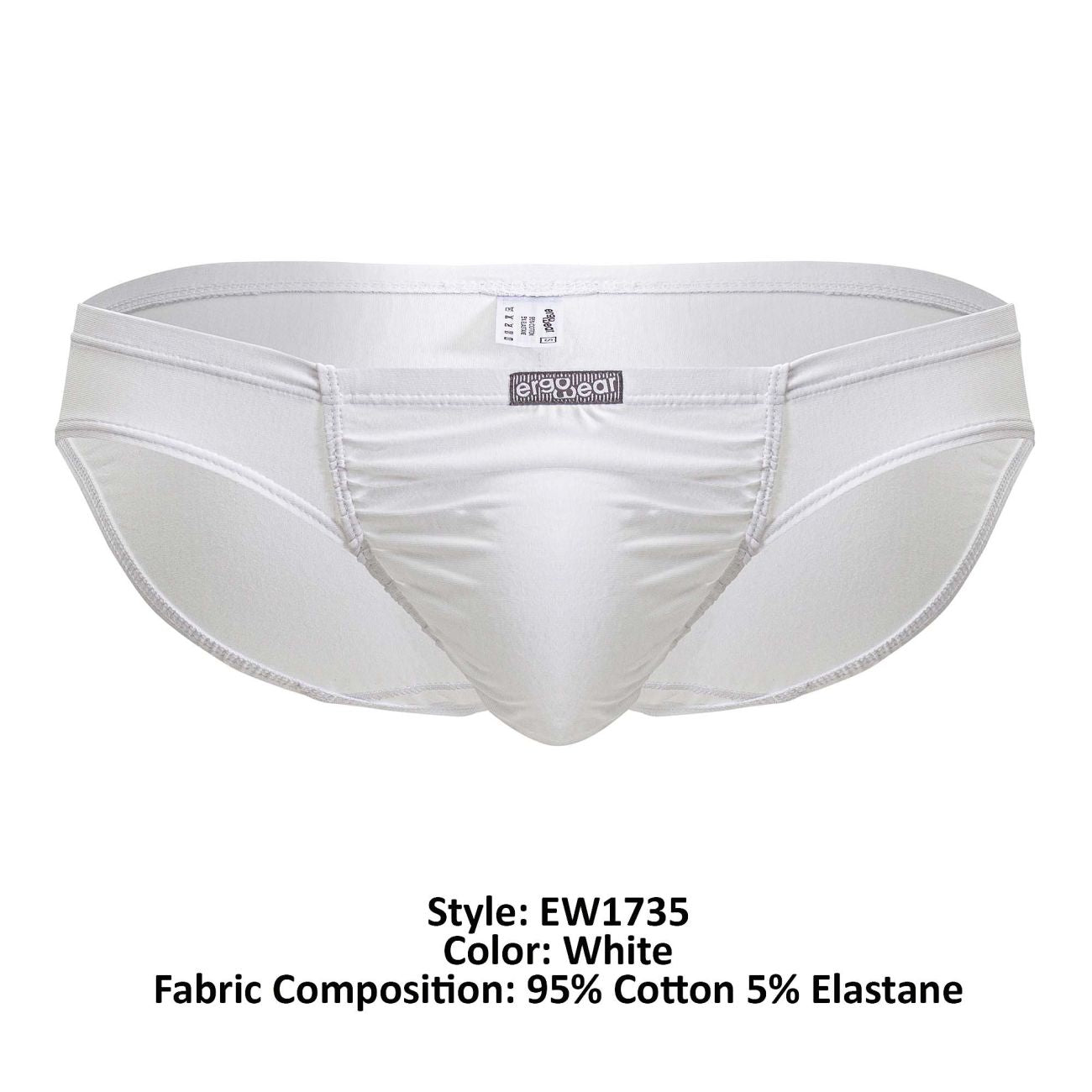 ErgoWear EW1735 FEEL GR8 Cotton Bikini White