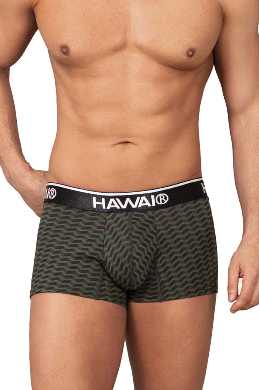 HAWAI 42371 Printed Trunks Green