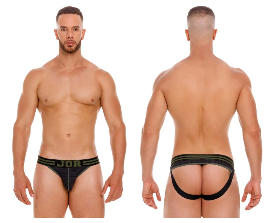 JOR 2059 College Jockstrap Black