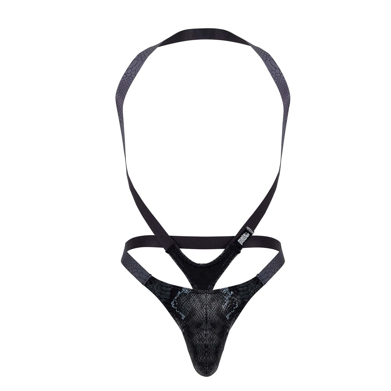 Male Power 404-282 S-naked Shoulder Sling Harness Thong Black-Blue