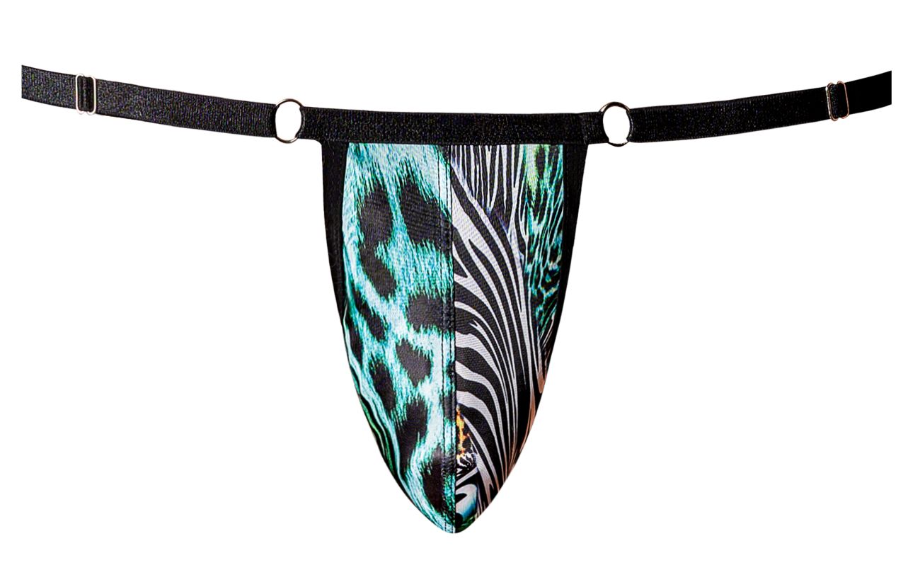 Male Power 451-295 Go Wild Adjustable G-String Printed