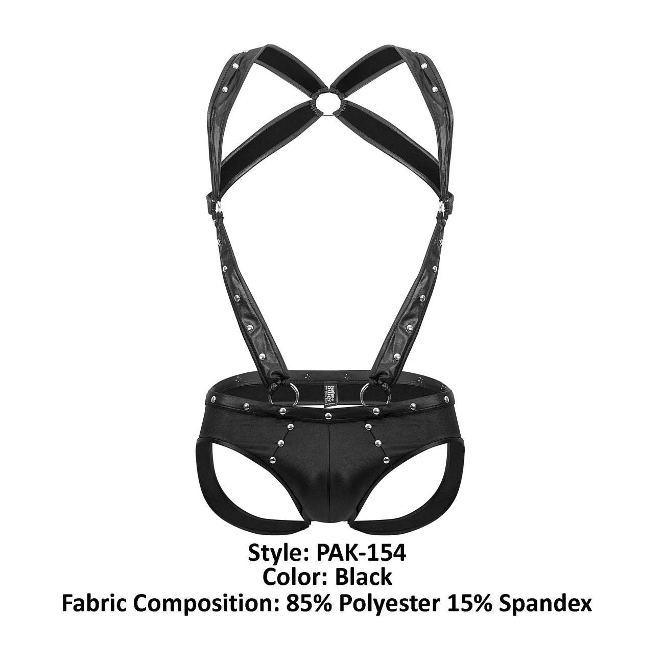 Male Power PAK-154 Fetish Uranus Jockstrap Black