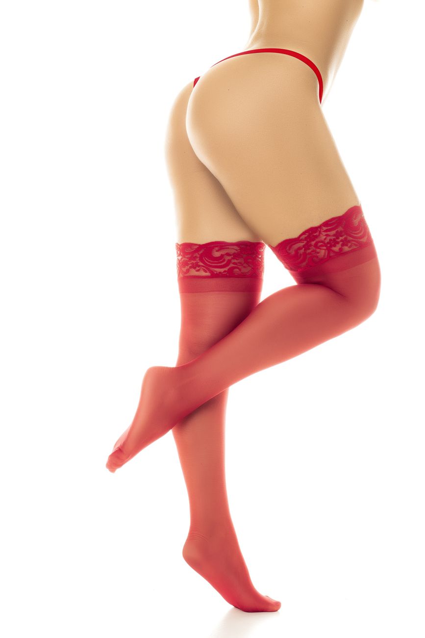 Mapale 1108 Sheer Thigh Highs with Stay Up