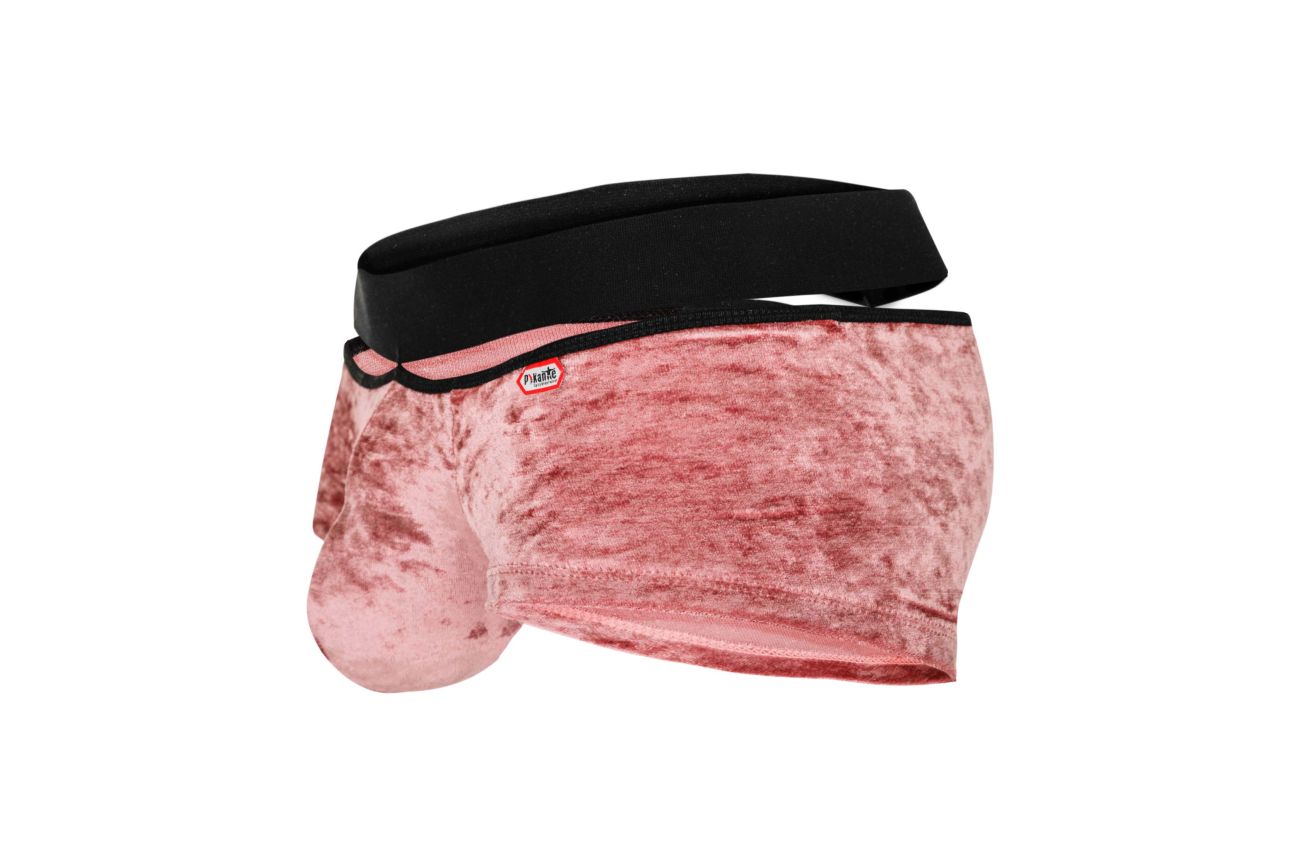 Pikante 1096 Clandestine Velvet Trunks Pink