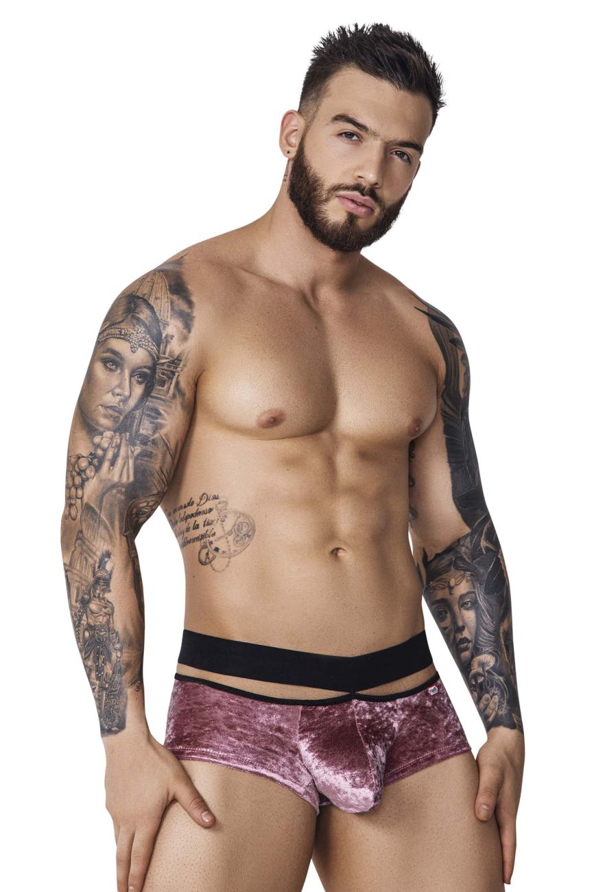 Pikante 1096 Clandestine Velvet Trunks Pink