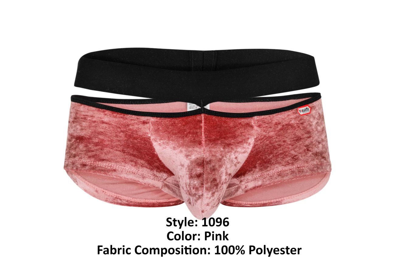 Pikante 1096 Clandestine Velvet Trunks Pink