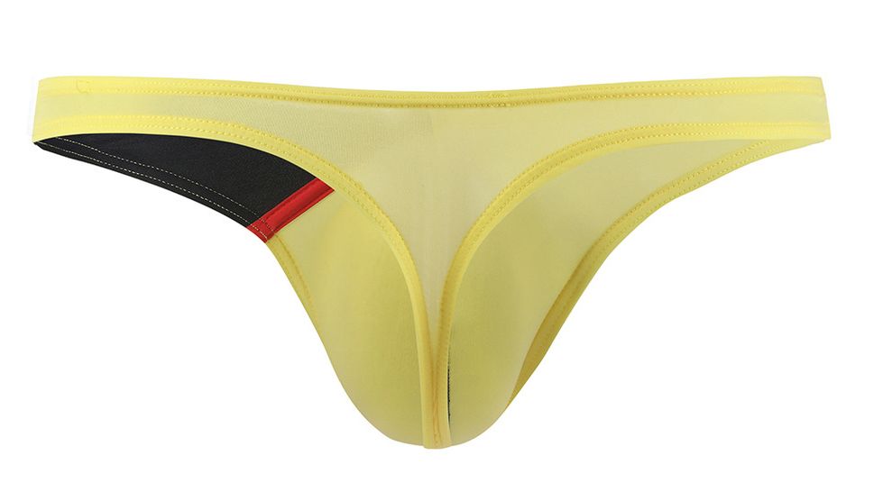 Private Structure DGUY4025 Desire Glaze G-String Yellow