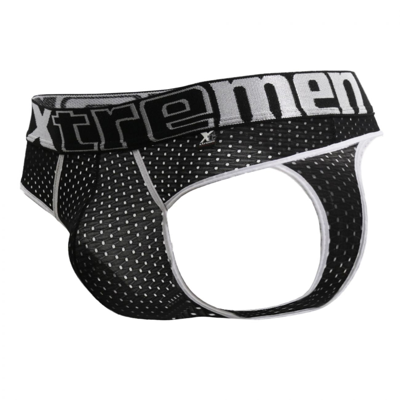 Xtremen 91036-3 3PK Thongs Black-White-Gray