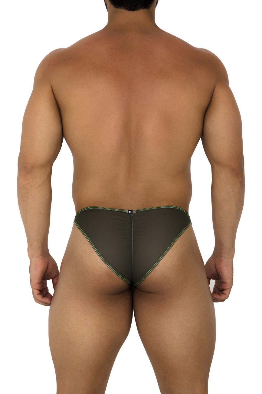 Xtremen 91187 Tulle Mesh Bikini Green