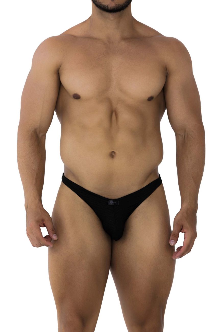 Xtremen 91197 Jacquard Bikini Black