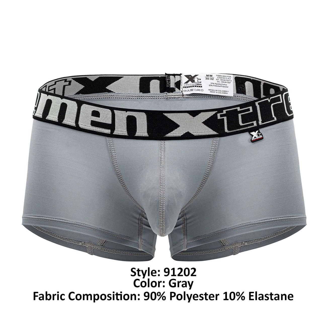 Xtremen 91202 Microfiber Trunks Gray