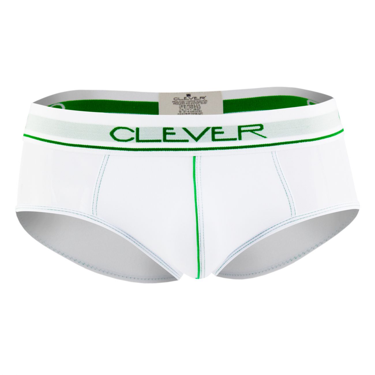 Clever 5353 Radical Piping Briefs White