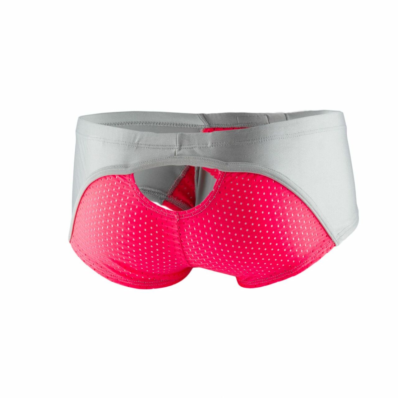 JCSTK - Mens Joe Snyder Sexiest Cheek Boxer Brief Coral and Gray